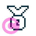 sport winner award medal 2nd first place silver icon | vivre-motion