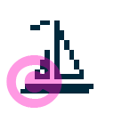 travel sailing ship small icon | vivre-motion