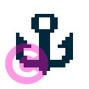 travel ship anchor big icon | vivre-motion