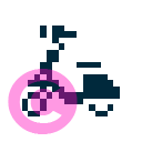 travel vespa roller icon | vivre-motion