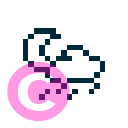 weather cloudy night raining icon | vivre-motion