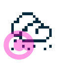 weather cloudy raining icon | vivre-motion