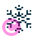 weather snow flake 2 icon | vivre-motion