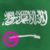 沙特阿拉比亚乡村国旗Elgato streamdeck和Loupedeck动画gif图标钥匙按钮背景壁纸