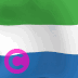 Sierra-Leone Countron Flag Elgato Elgato StreamDeck和Loupedeck动画GIF图标钥匙按钮背景壁纸