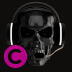 SKULL HEADSET elgato streamdeck and loupedeck animated gif icons key button background wallpaper