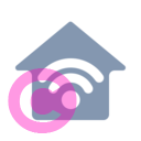 house symbol wlan icon | vivre-motion