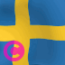 瑞典乡村国旗Elgato Streamdeck和Loupedeck动画GIF图标钥匙按钮背景壁纸