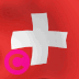 瑞士乡村国旗Elgato Streamdeck和Loupedeck动画GIF图标钥匙按钮背景壁纸