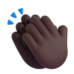 0240 clapping hands dark skin tone 1f44f 1f3ff 1f3ff elgato streamdeck and loupedeck animated gif icons key button background wallpaper