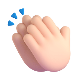 0240 clapping hands light skin tone 1f44f 1f3fb 1f3fb elgato streamdeck and loupedeck animated gif icons key button background wallpaper