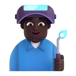 0880 man factory worker dark skin tone 1f468 1f3ff 200d 1f3ed elgato streamdeck and loupedeck animated gif icons key button background wallpaper