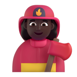 0960 woman firefighter dark skin tone 1f469 1f3ff 200d 1f692 elgato streamdeck and loupedeck animated gif icons key button background wallpaper