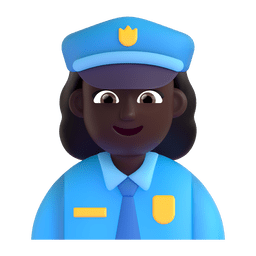 1040 woman police officer dark skin tone 1f46e 1f3ff 200d 2640 fe0f elgato streamdeck and loupedeck animated gif icons key button background wallpaper