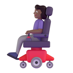 1440 woman in motorized wheelchair medium dark skin tone 1f469 1f3fe 200d 1f9bc elgato streamdeck and loupedeck animated gif icons key button background wallpaper