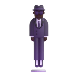 1520 person in suit levitating dark skin tone 1f574 1f3ff 1f3ff elgato streamdeck and loupedeck animated gif icons key button background wallpaper