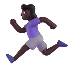 1520 woman running dark skin tone 1f3c3 1f3ff 200d 2640 fe0f elgato streamdeck and loupedeck animated gif icons key button background wallpaper