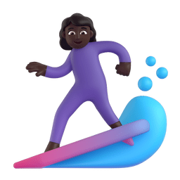 1600 woman surfing dark skin tone 1f3c4 1f3ff 200d 2640 fe0f elgato streamdeck and loupedeck animated gif icons key button background wallpaper
