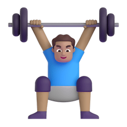 1680 man lifting weights medium skin tone 1f3cb 1f3fd 200d 2642 fe0f elgato streamdeck and loupedeck animated gif icons key button background wallpaper