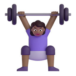 1680 woman lifting weights medium dark skin tone 1f3cb 1f3fe 200d 2640 fe0f elgato streamdeck and loupedeck animated gif icons key button background wallpaper