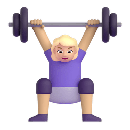 1680 woman lifting weights medium light skin tone 1f3cb 1f3fc 200d 2640 fe0f elgato streamdeck and loupedeck animated gif icons key button background wallpaper