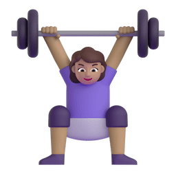1680 woman lifting weights medium skin tone 1f3cb 1f3fd 200d 2640 fe0f elgato streamdeck and loupedeck animated gif icons key button background wallpaper