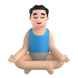1760 man in lotus position light skin tone 1f9d8 1f3fb 200d 2642 fe0f elgato streamdeck and loupedeck animated gif icons key button background wallpaper