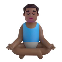 1760 man in lotus position medium dark skin tone 1f9d8 1f3fe 200d 2642 fe0f elgato streamdeck and loupedeck animated gif icons key button background wallpaper