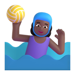 1760 woman playing water polo medium dark skin tone 1f93d 1f3fe 200d 2640 fe0f elgato streamdeck and loupedeck animated gif icons key button background wallpaper