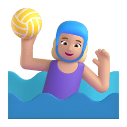1760 woman playing water polo medium light skin tone 1f93d 1f3fc 200d 2640 fe0f elgato streamdeck and loupedeck animated gif icons key button background wallpaper