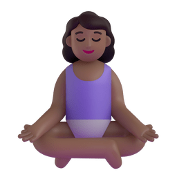 1840 woman in lotus position medium dark skin tone 1f9d8 1f3fe 200d 2640 fe0f elgato streamdeck and loupedeck animated gif icons key button background wallpaper