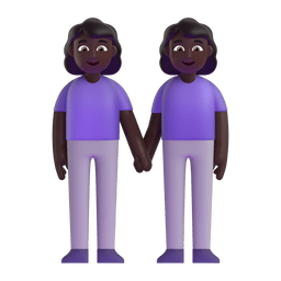1840 women holding hands dark skin tone 1f46d 1f3ff 1f3ff elgato streamdeck and loupedeck animated gif icons key button background wallpaper