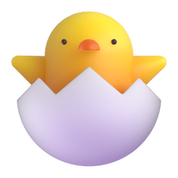 2000 hatching chick 1f423 elgato streamdeck and loupedeck animated gif icons key button background wallpaper