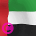 United-Arab-Erirates Country Flag Elgato StreamDeck和Loupedeck动画GIF图标钥匙按钮背景壁纸