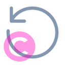 arrow counterclockwise 20 regular fluent font icon | vivre-motion