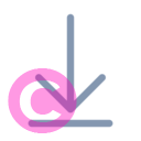 arrow download 20 regular fluent font icon | vivre-motion