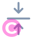 arrow minimize vertical 20 regular fluent font icon | vivre-motion
