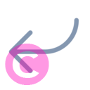 arrow reply down 20 regular fluent font icon | vivre-motion
