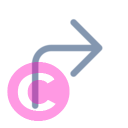 arrow turn right 20 regular fluent font icon | vivre-motion