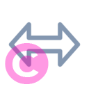 arrows bidirectional 20 regular fluent font icon | vivre-motion