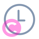 clock 20 regular fluent font icon | vivre-motion