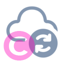 cloud sync 20 regular fluent font icon | vivre-motion