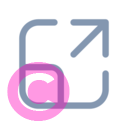 expand up right 20 regular fluent font icon | vivre-motion