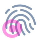 fingerprint 20 regular fluent font icon | vivre-motion