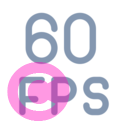 fps 60 20 regular fluent font icon | vivre-motion