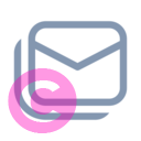 mail copy 20 regular fluent font icon | vivre-motion