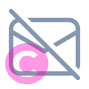 mail off 20 regular fluent font icon | vivre-motion