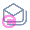 mail read multiple 20 regular fluent font icon | vivre-motion