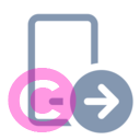 phone arrow right 20 regular fluent font icon | vivre-motion
