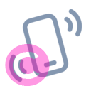 phone shake 20 regular fluent font icon | vivre-motion